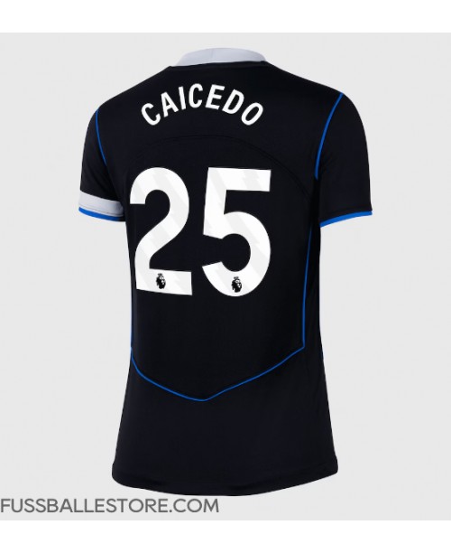 Günstige Chelsea Moises Caicedo #25 3rd trikot Damen 2025-26 Kurzarm Günstige Chelsea Moises Caicedo #25 3rd trikot Damen 2025-26 Kurzarm